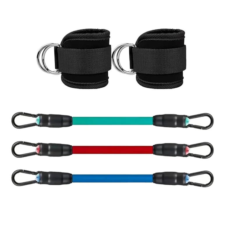 Ankle Straps Resistance Bands Set Fitness Workout Exercise